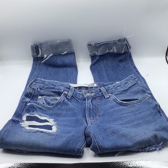 Lovers+Friends Ezra Slim BF Jean Cypress Size 24 - Picture 7 of 14